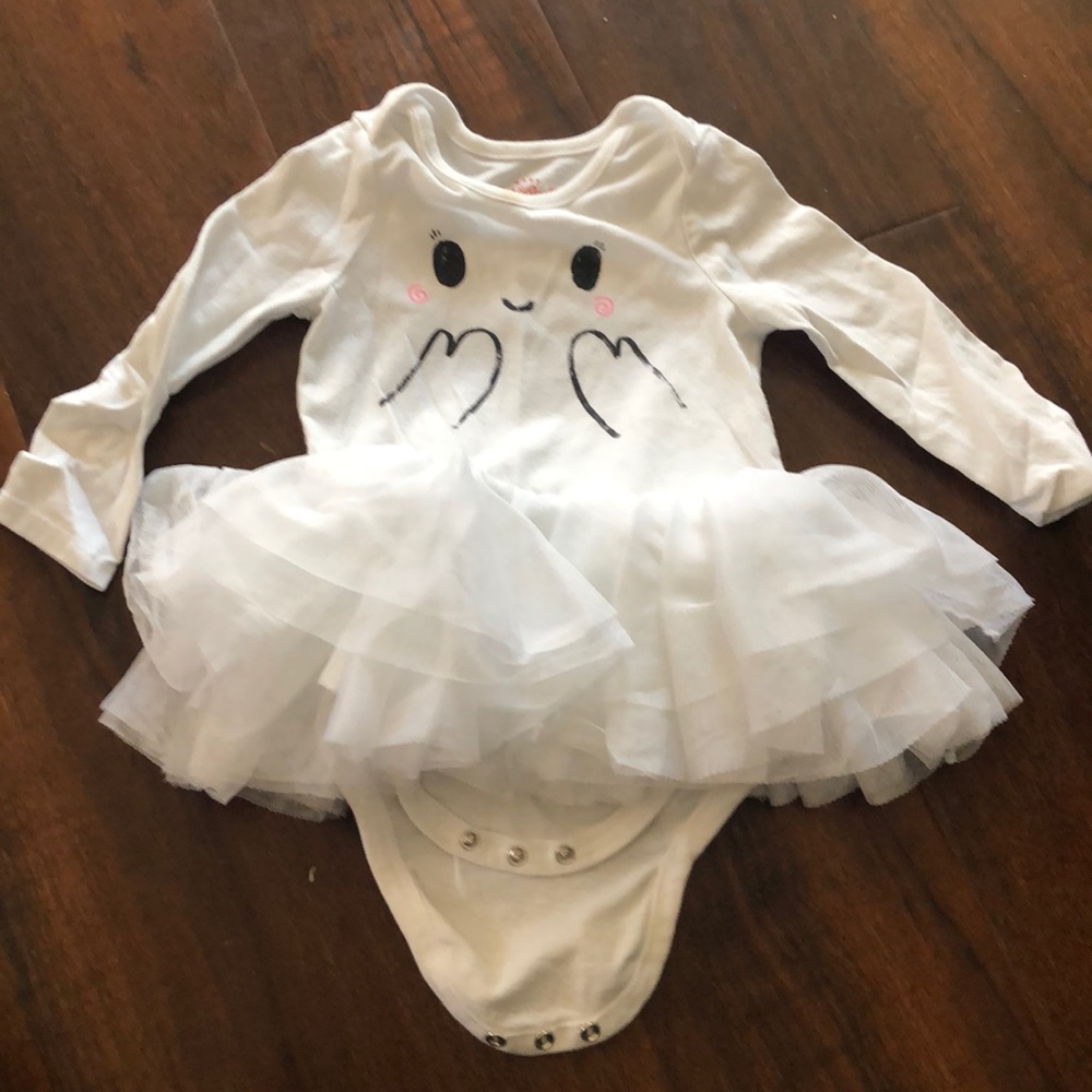 Cat and jack ghost onesie.
